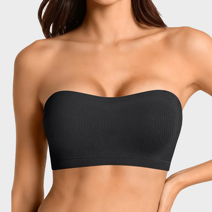 Strapless bandeau bra — invisible support & smoothing effect
