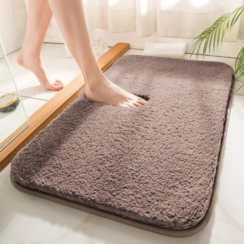 Alfombra de Baño de Lujo Súper Gruesa – Suave y Antideslizante para el Hogar