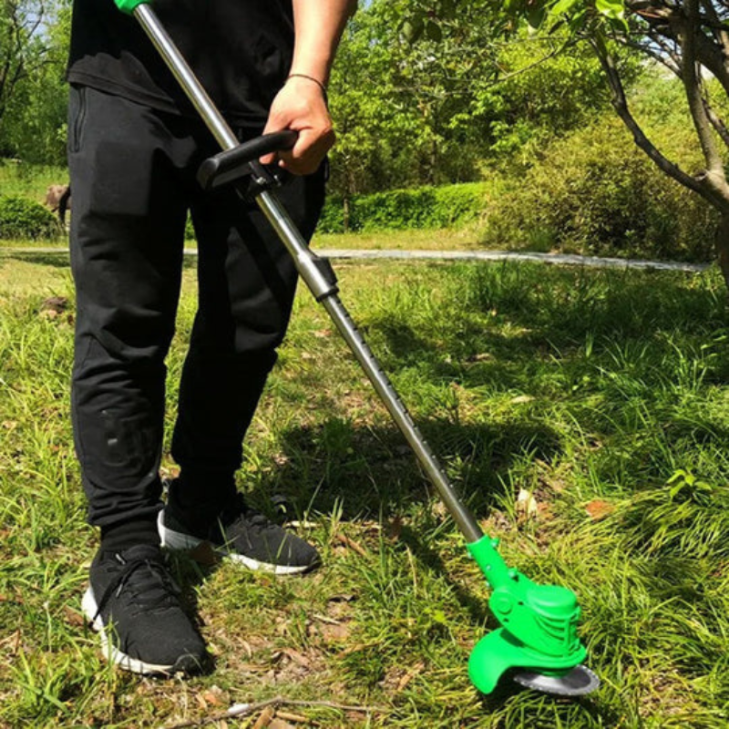 Cortabordes Eléctrico Inalámbrico a Batería Potente para Césped y Jardín