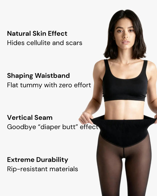 Seamless Shaping Thermal Tights