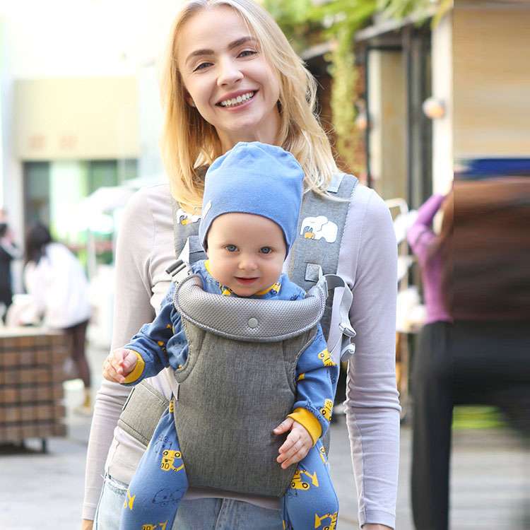 4-in-1 Portable Backpack Baby Carrier – Ergonomic Infant Carrier for Newborns to Toddlers, Adjustable and Lightweight