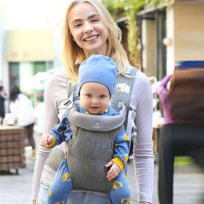 4-in-1 Portable Backpack Baby Carrier – Ergonomic Infant Carrier for Newborns to Toddlers, Adjustable and Lightweight