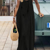 Robe camisole dos nu unie pour femme