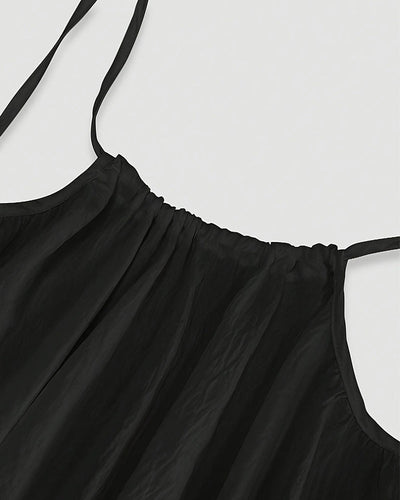 Robe camisole dos nu unie pour femme