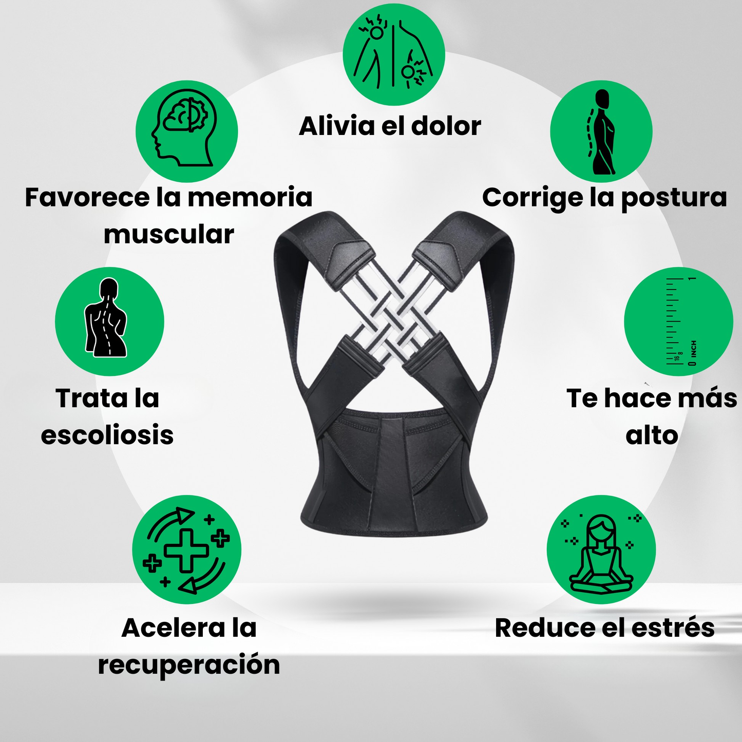 Cradella™ Corrector de postura y soporte para la espalda