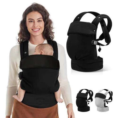 4-in-1 Baby Carrier with Neck Support – Ergonomic, Adjustable, Comfortable for Newborns to Toddlers