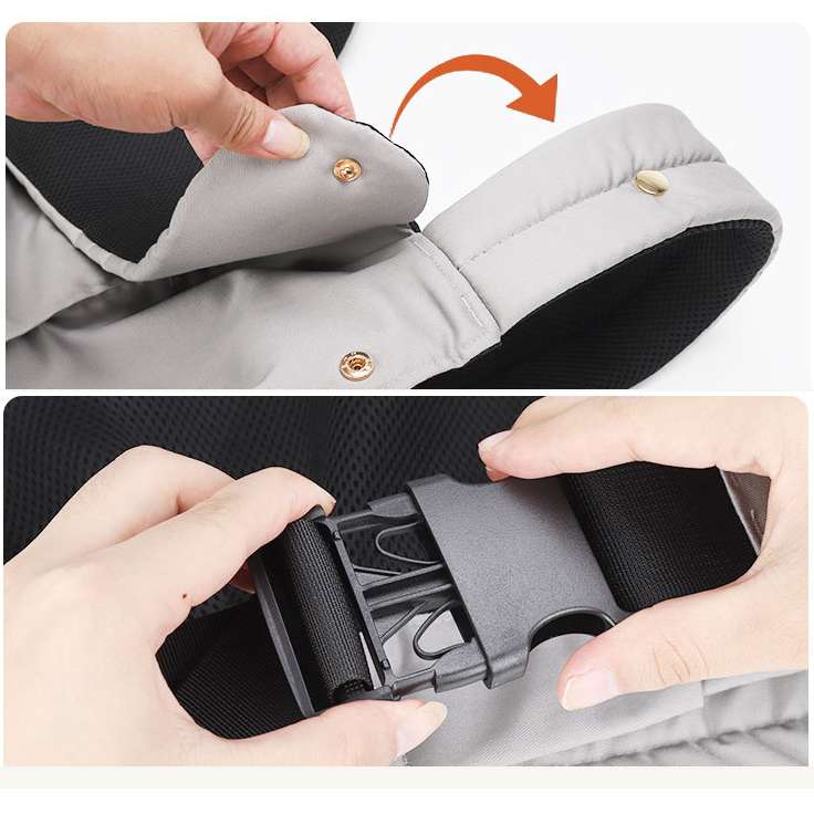 4-in-1 Baby Carrier with Neck Support – Ergonomic, Adjustable, Comfortable for Newborns to Toddlers