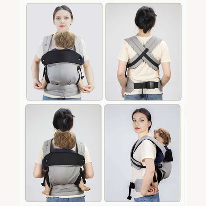 4-in-1 Baby Carrier with Neck Support – Ergonomic, Adjustable, Comfortable for Newborns to Toddlers