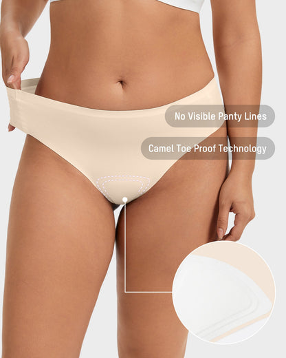 Invisible and comfortable thongs (pack of 5)