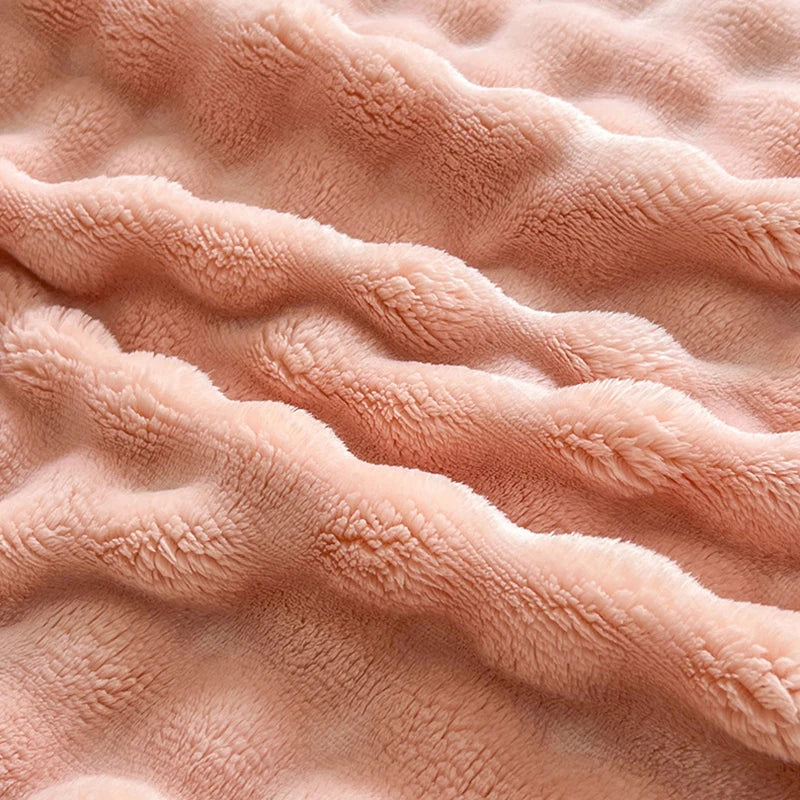 Luxury Faux Fur Throw Blanket – Plush Throw – Sofa Throw – Bed Blanket – Cozy Warm Fleece Blanket – All-Season Blanket – Machine Washable Blanket – Couch Blanket