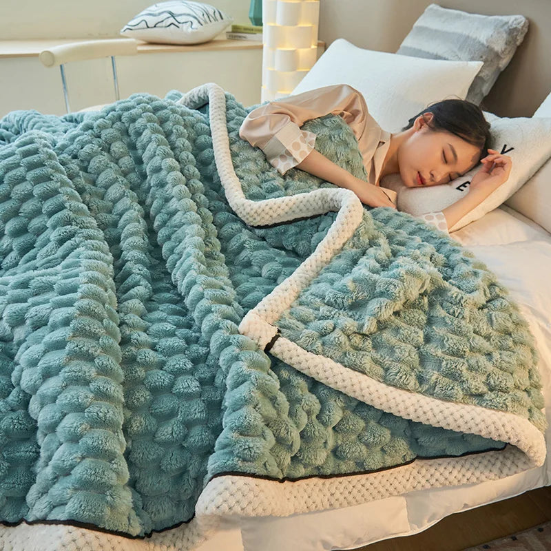 Plush Fleece Throw Blanket