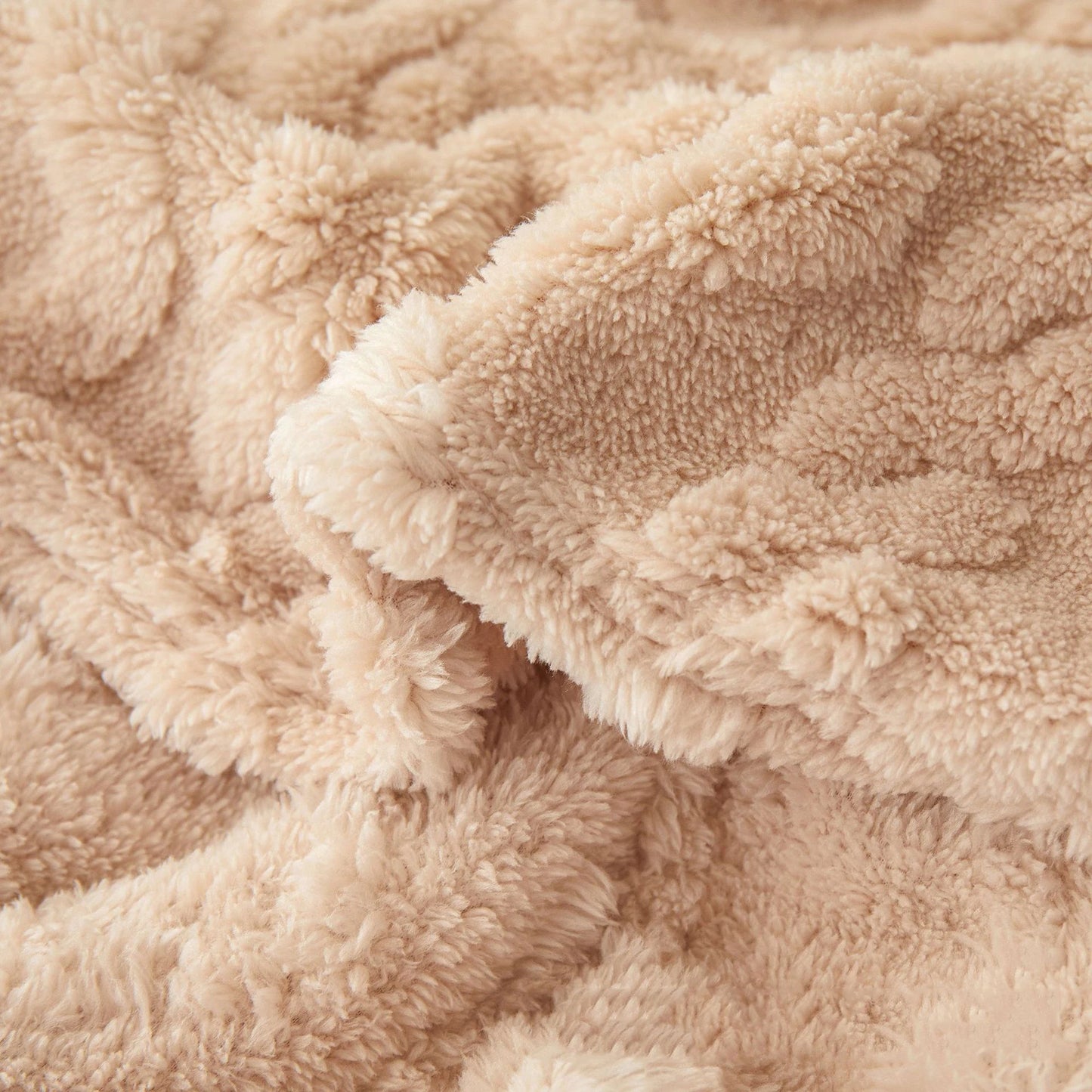 Double-Sided Plush Fleece Throw Blanket