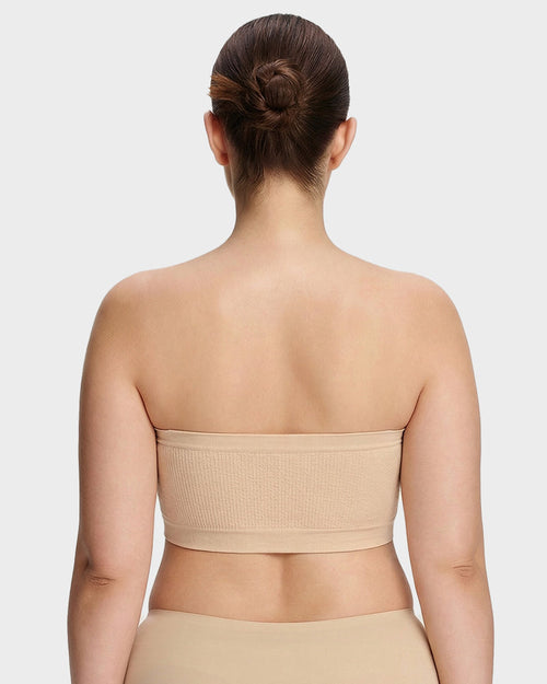 Soutien-gorge bandeau sans bretelles — maintien invisible & effet lissant
