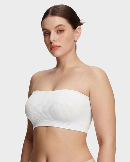 Strapless bandeau bra — invisible support & smoothing effect