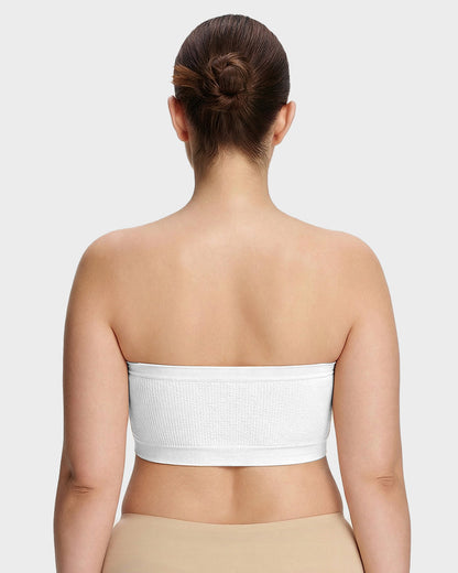 Strapless bandeau bra — invisible support & smoothing effect