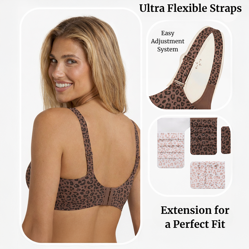 Seamless Deep V Push-Up Bra – Wireless Comfort