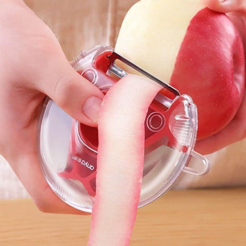 Pelador de Verduras 3 en 1 – Rallador y Cortador Multifunción para Cocina