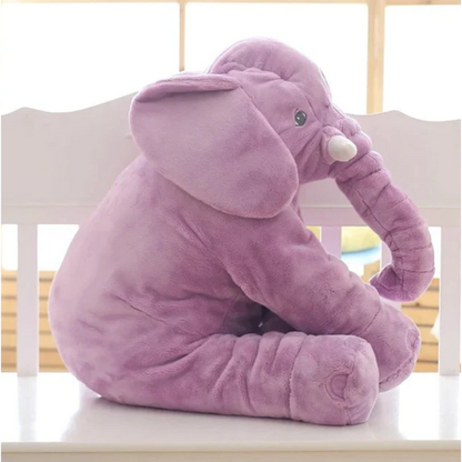 Almohada de Elefante para Bebé – Cojín Suave de Peluche para Dormir y Abrazar