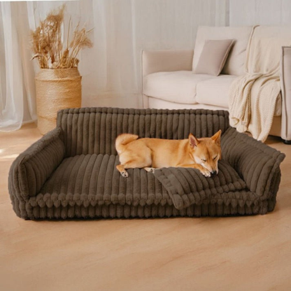 Cama ortopédica para perros con soporte para el cuello – Suave, mullida y lavable para un descanso cómodo y saludable