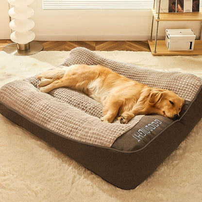 Cama ortopédica para perros grandes con superficie resistente a arañazos – Suave, lavable y cómoda para un descanso profundo