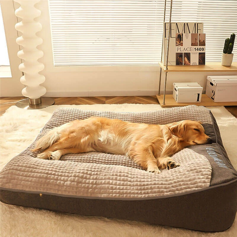Cama ortopédica para perros grandes con superficie resistente a arañazos – Suave, lavable y cómoda para un descanso profundo