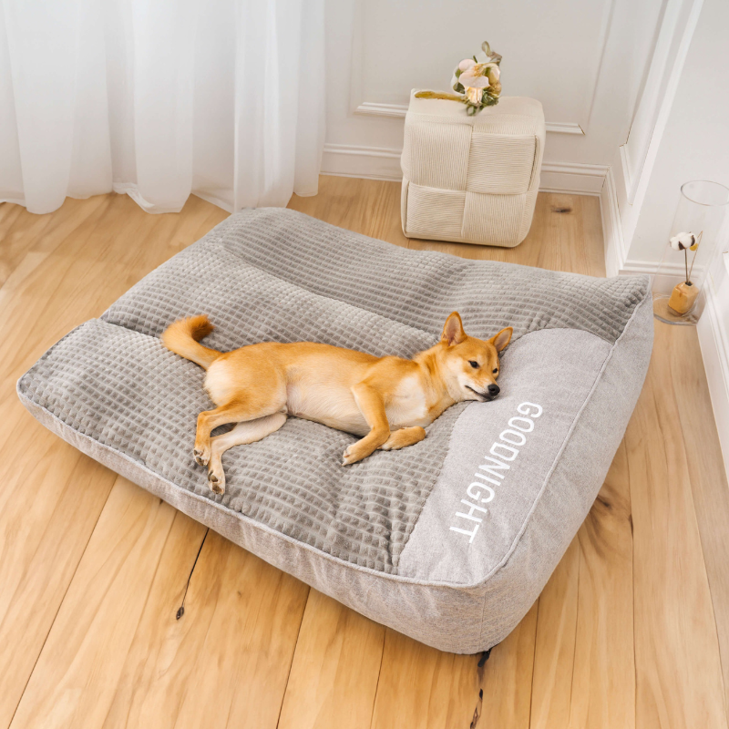 Cama ortopédica para perros grandes con superficie resistente a arañazos – Suave, lavable y cómoda para un descanso profundo