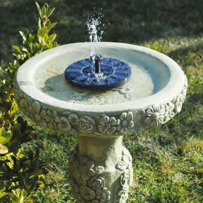 Fuente Solar para Jardín – Fuente de Agua Exterior Ecológica y Decorativa