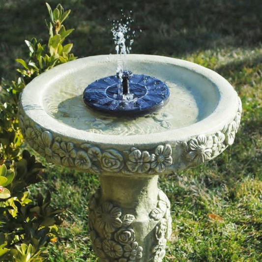 Fuente Solar para Jardín – Fuente de Agua Exterior Ecológica y Decorativa