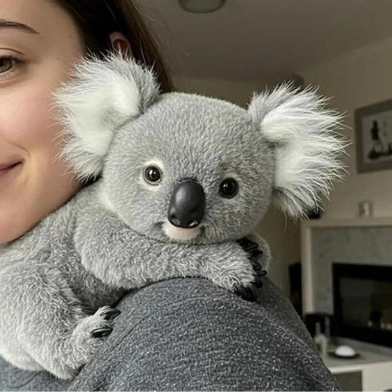 Peluche de Koala Realista – Juguete Suave para Aliviar la Ansiedad y el Estrés