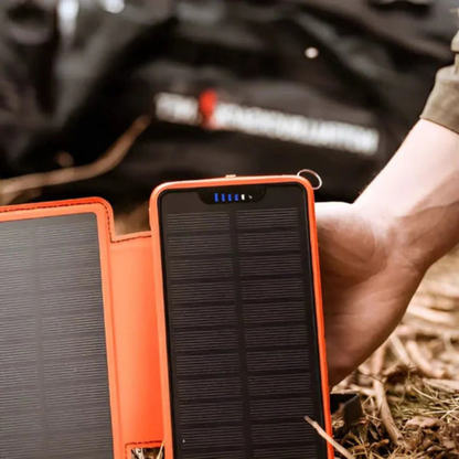 Power Bank Solar de Alta Capacidad – Cargador Portátil con Energía Solar para Exteriores