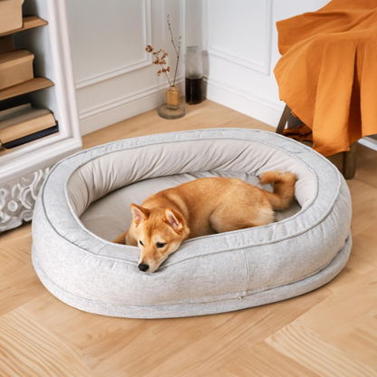 Cama ortopédica e impermeable para perros con forro polar suave – Lavable, duradera y cómoda para todas las razas
