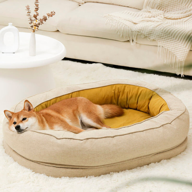 Cama ortopédica e impermeable para perros con forro polar suave – Lavable, duradera y cómoda para todas las razas