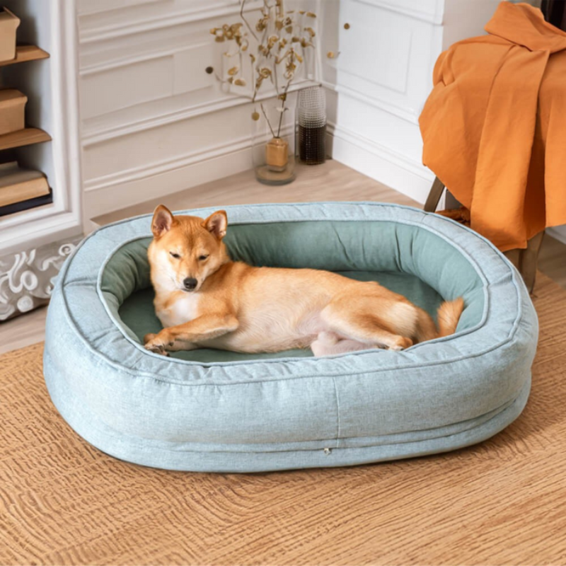 Cama ortopédica e impermeable para perros con forro polar suave – Lavable, duradera y cómoda para todas las razas
