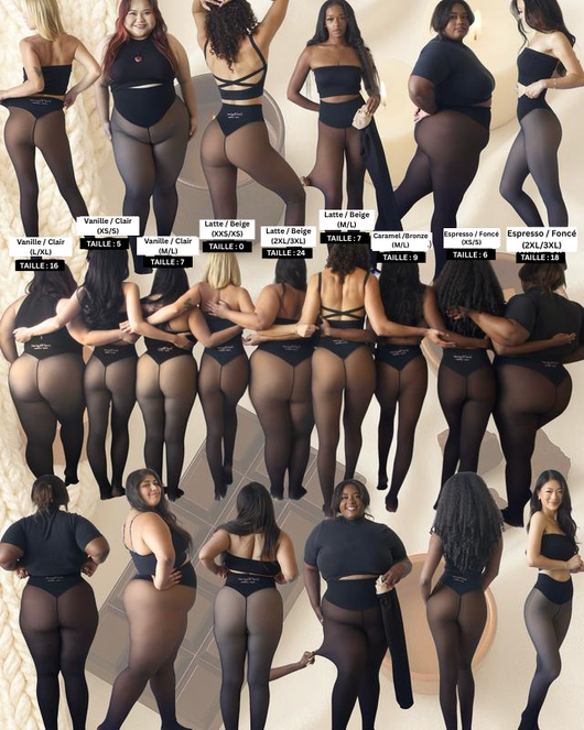 Collants Thermiques Gainants Sans Couture