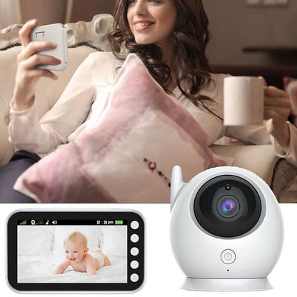 1080P Wireless Baby Monitor – Portable Video Monitor with Night Vision, Two-Way Audio, and Smart Alerts
