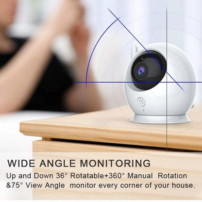 1080P Wireless Baby Monitor – Portable Video Monitor with Night Vision, Two-Way Audio, and Smart Alerts