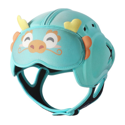 Baby Safety Helmet for Crawling and Walking – Ultra Lightweight, Breathable, Adjustable Head Protector with Fun Animal Designs