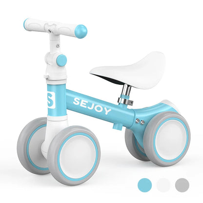 Adjustable Baby Bike – First Balance Bike for Boys and Girls with Adjustable Seat and Handlebar