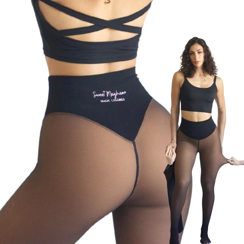 Collants Thermiques Gainants Sans Couture