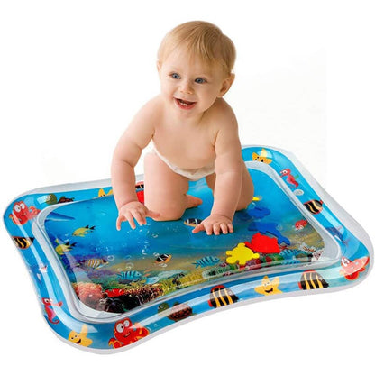 Inflatable Water Mat for Babies – Safe, Fun, and Educational Tummy Time to Strengthen Neck and Back