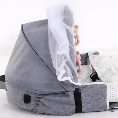 Portable Folding Baby Crib with Mosquito Net – Lightweight, Comfortable, and Easy to Carry
