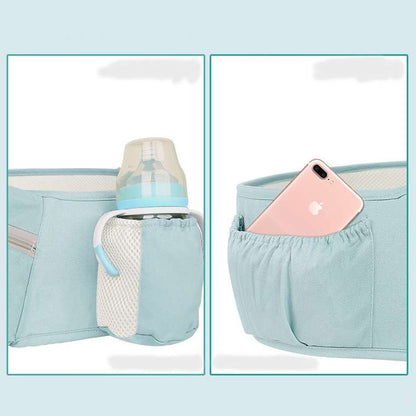 Portable Front Baby Carrier Backpack with Storage Pockets – Breathable and Adjustable for 4–36 Months