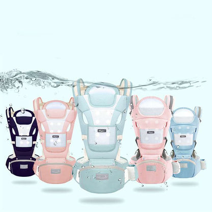 Portable Front Baby Carrier Backpack with Storage Pockets – Breathable and Adjustable for 4–36 Months