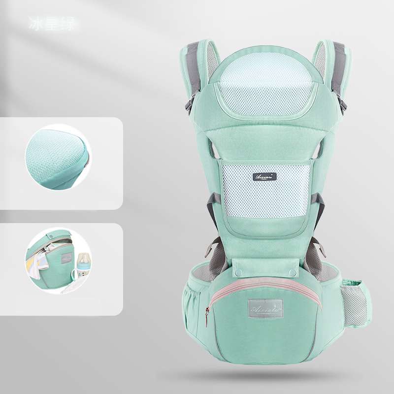 Portable Front Baby Carrier Backpack with Storage Pockets – Breathable and Adjustable for 4–36 Months