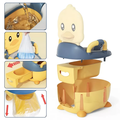 Ergonomic Baby Potty with High Backrest and Removable Bowl – Comfortable, Safe, and Easy to Clean