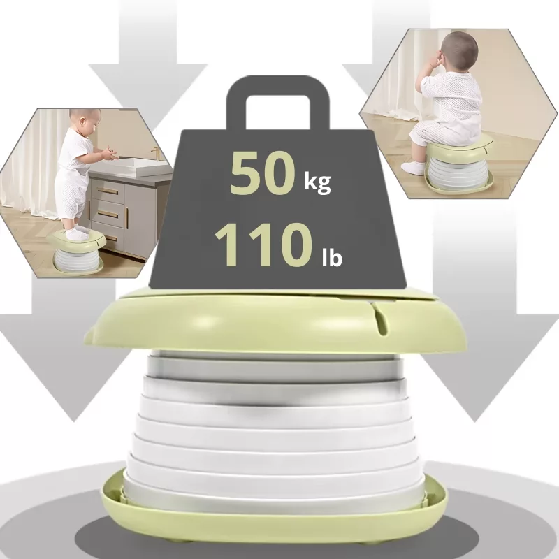 Portable Foldable Baby Potty – Lightweight, Non-Slip, and Easy to Clean for Travel and Emergencies
