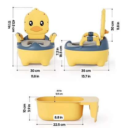 Ergonomic Baby Potty with High Backrest and Removable Bowl – Comfortable, Safe, and Easy to Clean