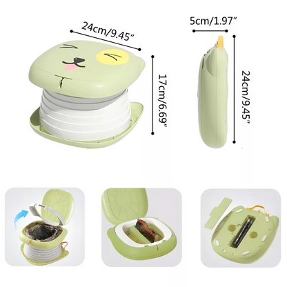 Portable Foldable Baby Potty – Lightweight, Non-Slip, and Easy to Clean for Travel and Emergencies