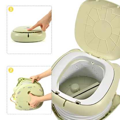 Portable Foldable Baby Potty – Lightweight, Non-Slip, and Easy to Clean for Travel and Emergencies