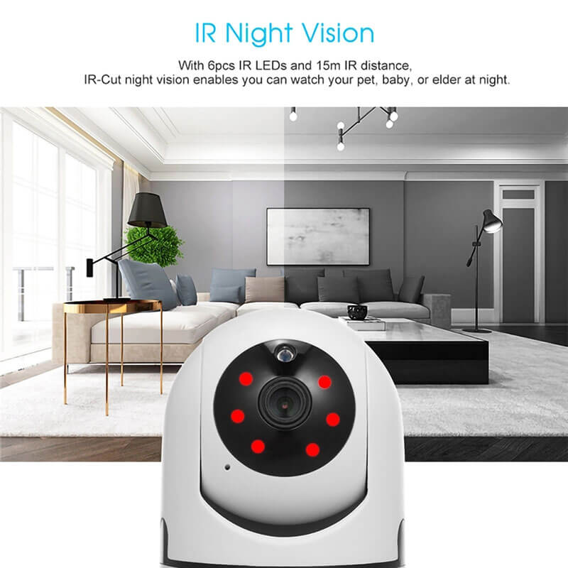 Long-Range WiFi Baby Monitor – 1080P Wireless Camera with Motion Detection and Secure Storage